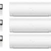 Set sistemului de climatizare Haier cu 3 unitati interioare 35 m² + 2х25 m²